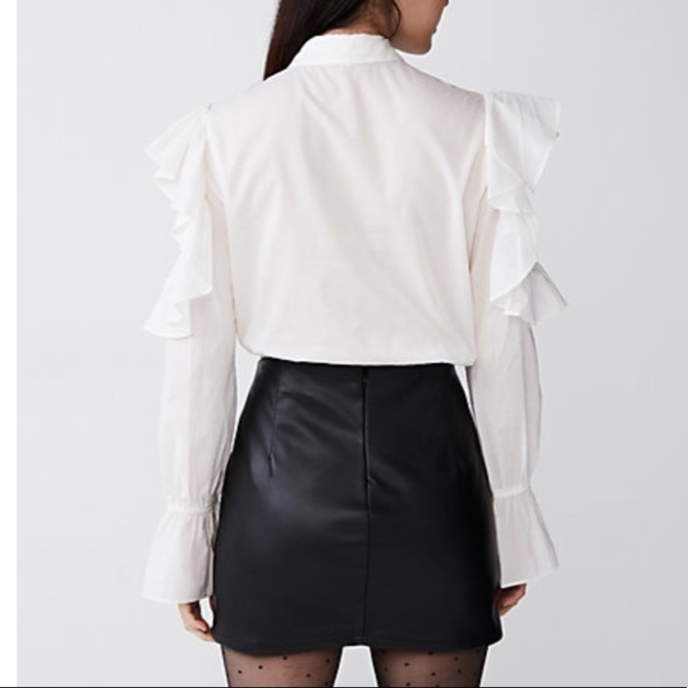 Cold Shoulder Button Down - Picture 2 of 2
